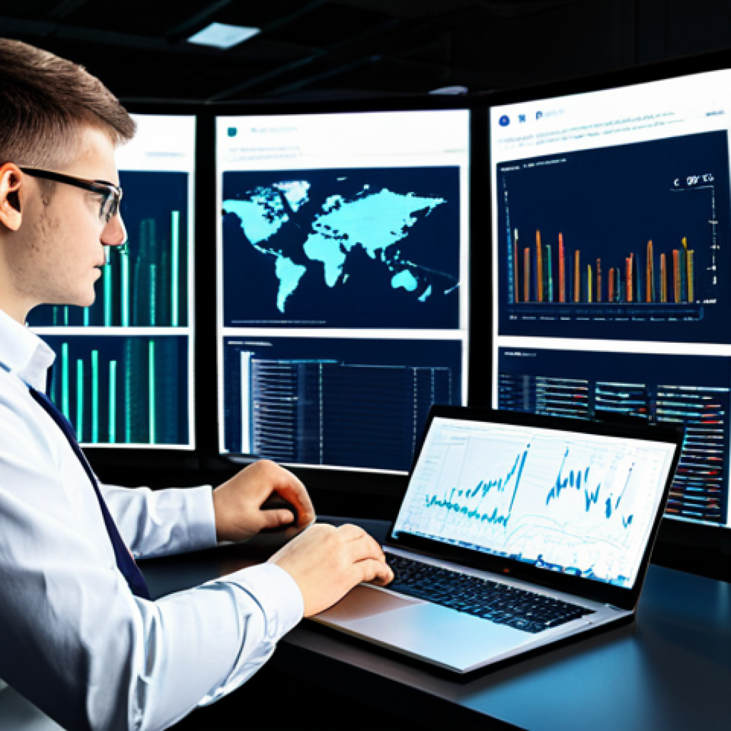 Data Lake Exploration**

A data engineer, fully clothed in appropriate attire, standing beside a vast data lake filled with various data types (documents, images, code). The engineer is analyzing data using a laptop, surrounded by screens displaying code and charts. Background shows servers and networking equipment. Safe for work, appropriate content, professional, perfect anatomy, natural pose, high quality, well-formed hands, proper finger count.

**