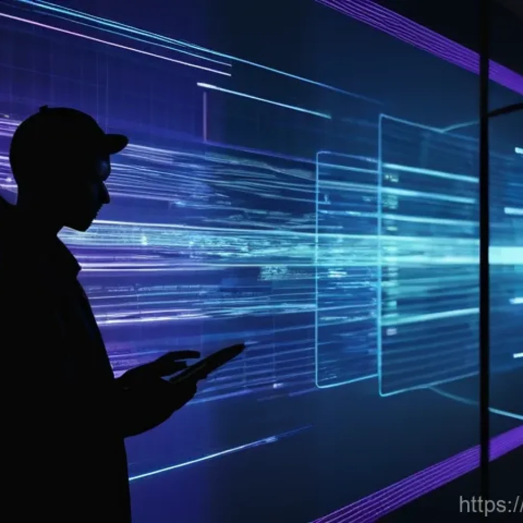 빅데이터 실무에서 발생하는 윤리적 문제 - **Prompt 1: The Shadow of Uncontrolled Data Collection**
A person, looking slightly uneasy, is s...