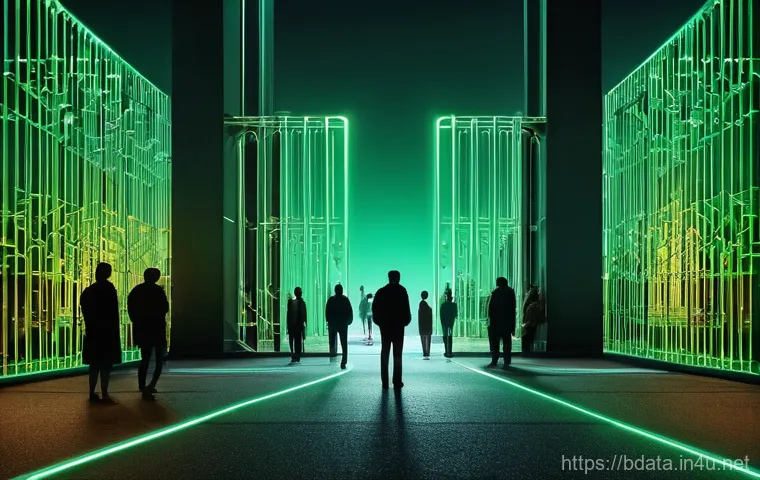 빅데이터 실무에서 발생하는 윤리적 문제 - **Prompt 1: The Shadow of Uncontrolled Data Collection**
A person, looking slightly uneasy, is s... 빅데이터 실무에서 발생하는 윤리적 문제 - **Prompt 1: The Shadow of Uncontrolled Data Collection**
A person, looking slightly uneasy, is s...