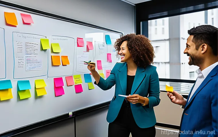 빅데이터 팀 리더로 성장하기 - **Prompt 1: Data Insight and Business Connection**
"A professional male leader, in his late 30s ...