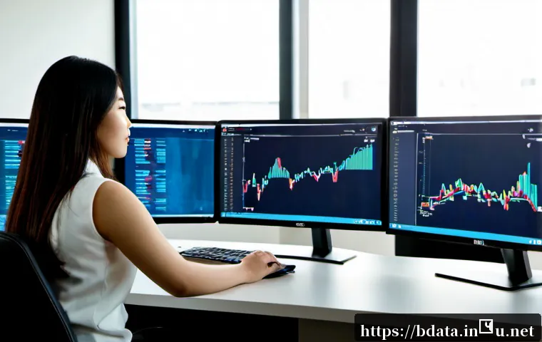 Home 17 빅데이터 기술자의 오픈소스 활용 성공 사례 - Photorealistic big data engineer in a modern analytics office, confidently reviewing a successful op...
